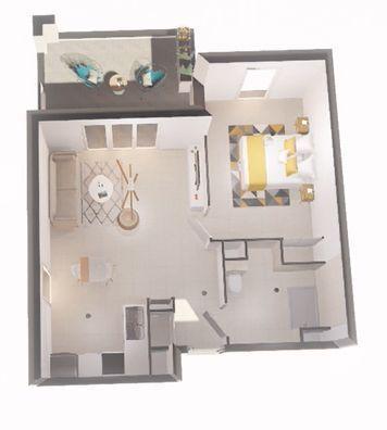 Appartement à vendre 2 pièces 44 m² Vallauris