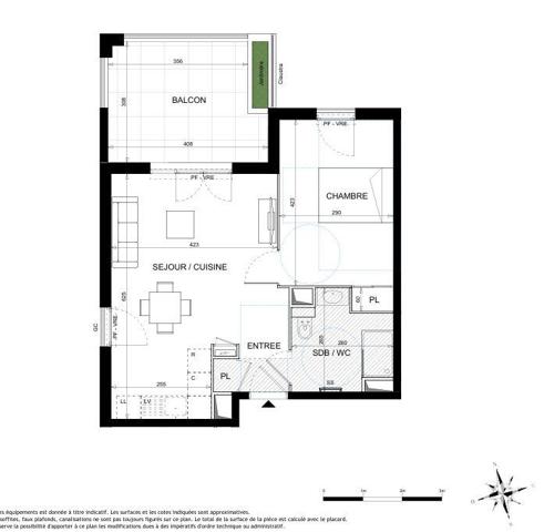 Appartement à vendre 2 pièces 44 m² Vallauris