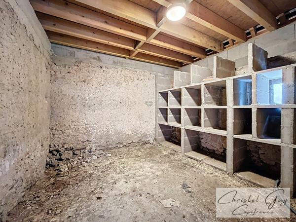 MONTVAL SUR LOIR (72500)centre ville, maison plain-pied à vendre T4 avec garage sur parcelle de 315 m²