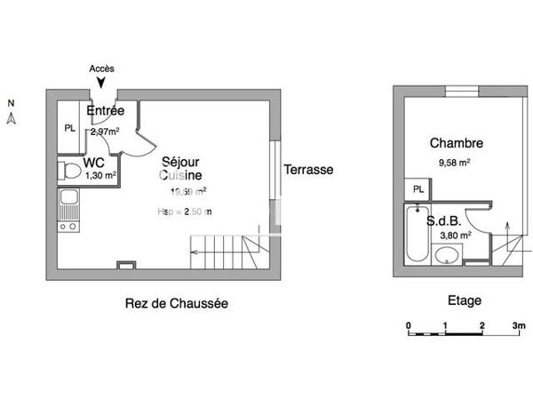 Location Appartement 2 pièces 37.2 m² - 21 IMPASSE GUSTAVE FLAUBERT Laval 53000