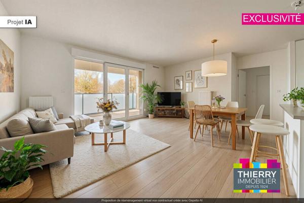 Appartement 3 pièces - 44300 Nantes -  Éraudière-Renaudière