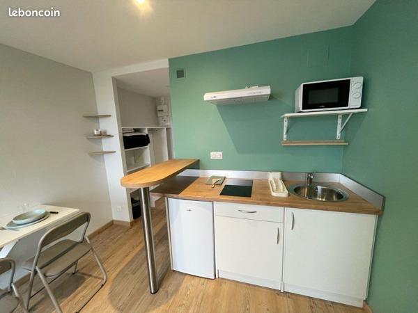 AGEN CENTRE - Appartement meublé lumineux et rénové avec balcon et place de parking au sein d'une résidence sécurisée