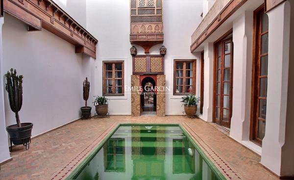 À vendre Riad d'exception au quartier Dar El Bacha à Marrakech