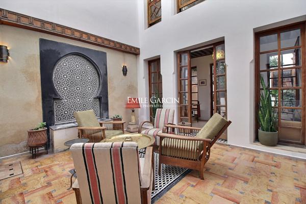 À vendre Riad d'exception au quartier Dar El Bacha à Marrakech