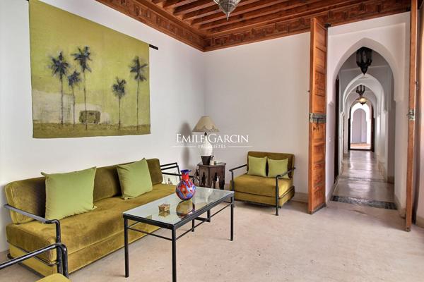 À vendre Riad d'exception au quartier Dar El Bacha à Marrakech