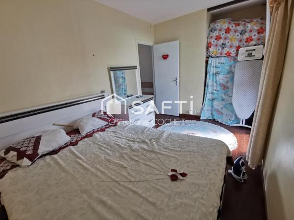 Grand T4 en duplex, vue imprenable sur Melun, sans vis-à-vis, box, cellier et cave.