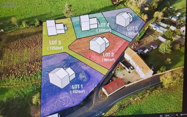 Terrain à Batir à vendre à Sainte-Croix-sur-Mer dans le Calvados (14480), ref : 14008-106