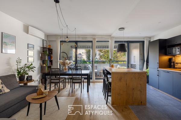 Appartement contemporain au calme avec balcon et parking