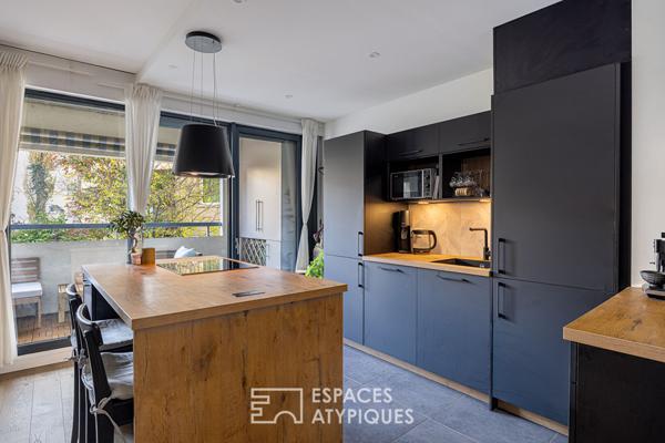 Appartement contemporain au calme avec balcon et parking
