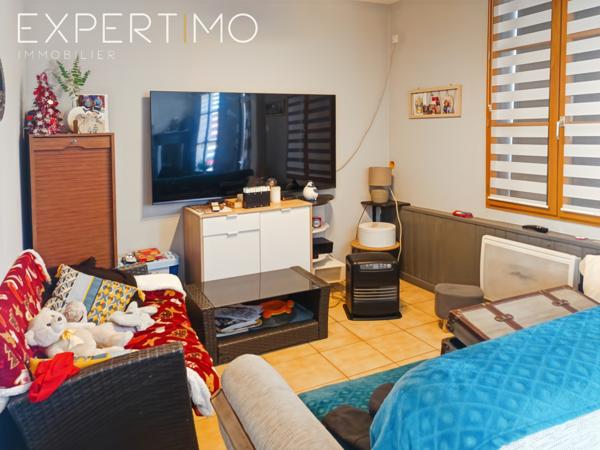 Rue (80120) Maison de plain-pied en centre-ville avec cour, jardin et garage