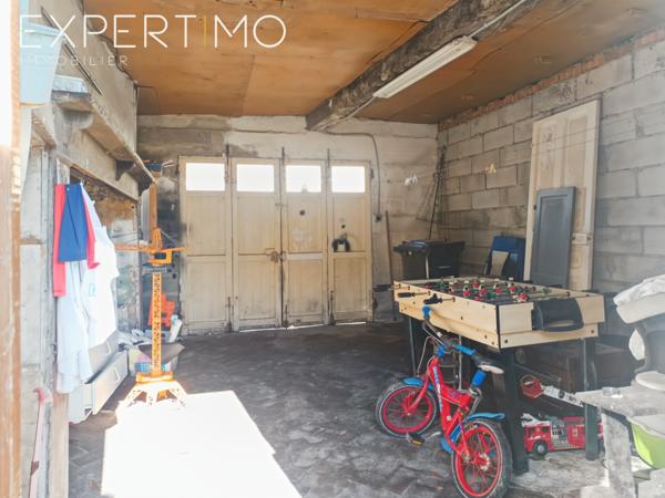 Rue (80120) Maison de plain-pied en centre-ville avec cour, jardin et garage