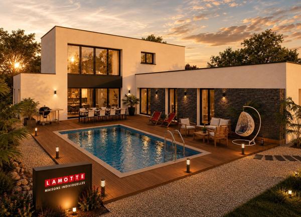 Terrain + Maison à vendre 6 pièces - 218 m²