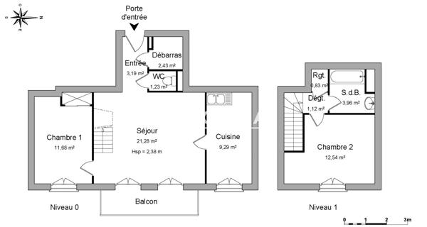 Location Appartement 3 pièces 65.12 m² - Corbeil-essonnes 91100