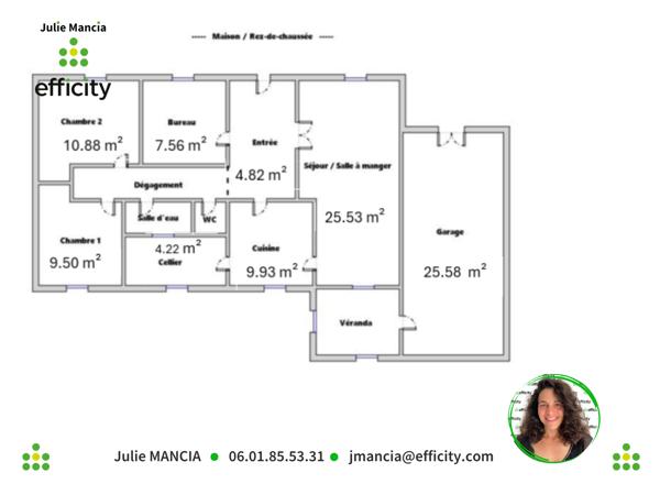 Maison
         4 pièces
        - 83 m² Exclusivité 135 000 € *