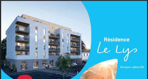 appartement à vendre 2 pièces BOURGOIN JALLIEU (38)