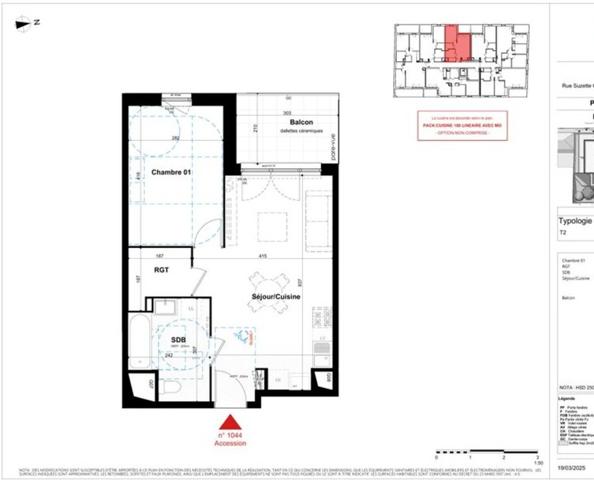 appartement à vendre 2 pièces BOURGOIN JALLIEU (38)