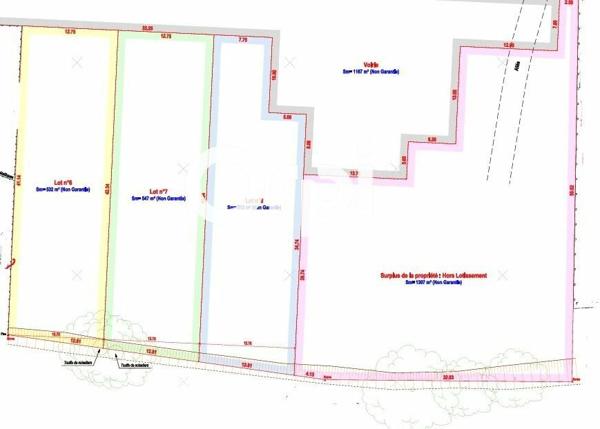 Terrain à vendre    Villeneuve-sur-Verberie