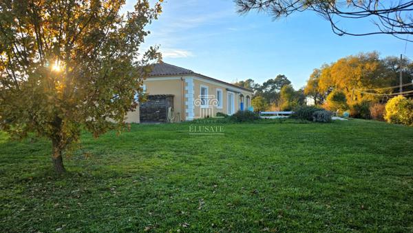 Eauze (32800) Villa de plain-pied,120m² 5 pièces, Secteur Eauze / Condom, vue dégagée et excellent DPE