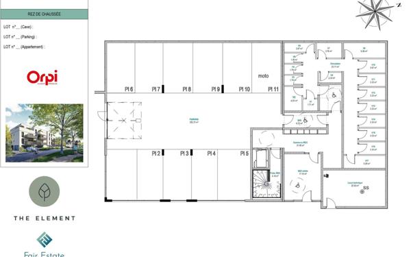 Appartement à vendre    2 pièces • 44,08 m2 Mont-Saint-Martin