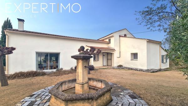 Bagard (30140) Maison avec piscine d'une superficie de 171 m² habitables + mazet indépendant sur un terrain de 1300 m²