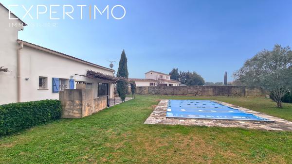 Bagard (30140) Maison avec piscine d'une superficie de 171 m² habitables + mazet indépendant sur un terrain de 1300 m²