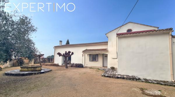 Bagard (30140) Maison avec piscine d'une superficie de 171 m² habitables + mazet indépendant sur un terrain de 1300 m²