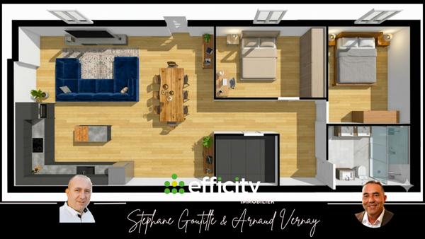 Appartement 1 pièce - 110 m² Exclusivité