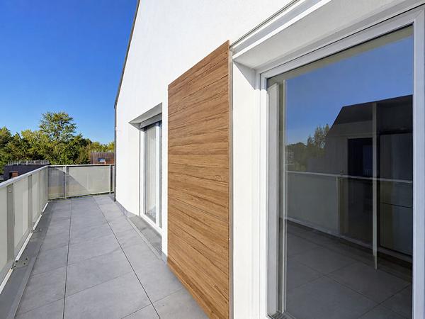 Appartement loué F3 dernier étage avec terrasse exposée SUD
