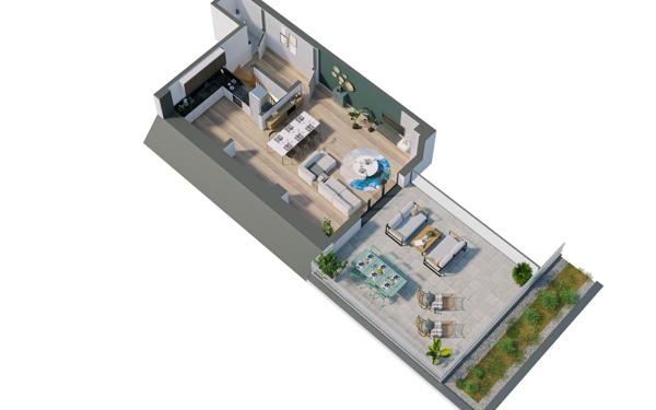 Appartement à vendre    3 pièces •  Berck