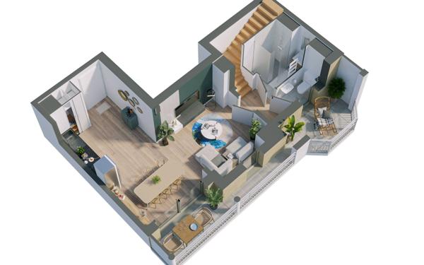 Appartement à vendre    3 pièces •  Berck