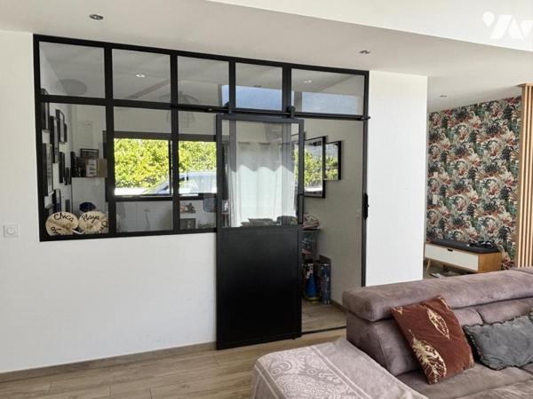 Villa contemporaine de plain‑pied – Vue panoramique massif Belledonne – 