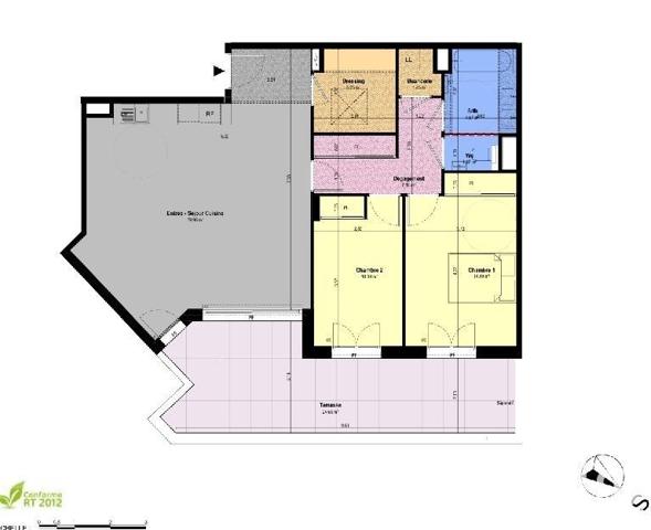 Appartement à vendre 3 pièces 85 m² Châteauneuf-Grasse