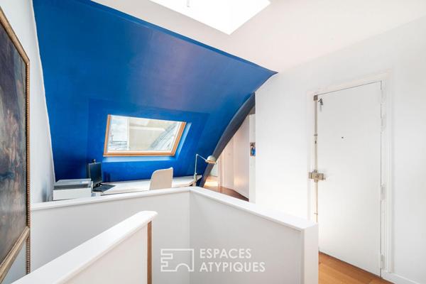 Duplex lumineux avec balcons et vue sur l’Église Saint-Vincent de Paul