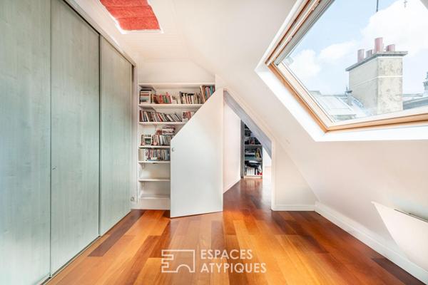 Duplex lumineux avec balcons et vue sur l’Église Saint-Vincent de Paul