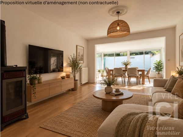 Nouveauté ! Rare à Orvault : maison 3 chambres, 97 m² + garage