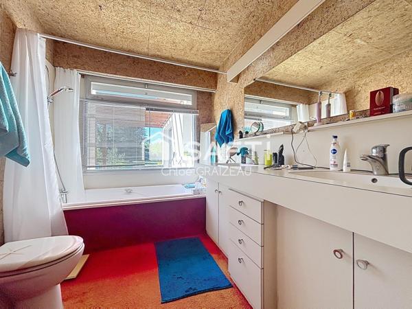 Maison d’architecte, 125 m² habitables, 3 chambres