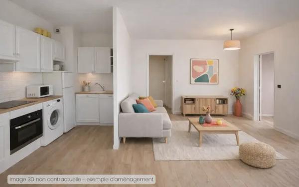 Appartement T2 – 42.60m²