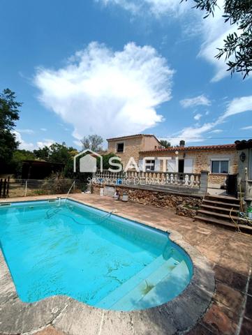 Maison T4- Jardin-Terrasse-Piscine-Véranda- Box