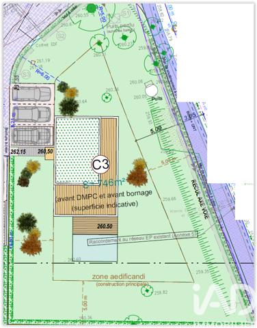 Terrain à vendre 746 m² La Gaude
