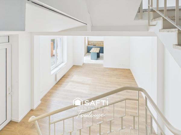 COLOMIERS CENTRE HISTORIQUE – RARE TRIPLEX  AVEC TERRASSE DE 40 M²