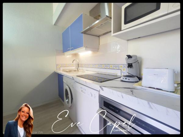 Appartement à vendre 3 pièces LE CAP D'AGDE (34), DUPLEX T3 - 400 m des plages - Vendu Meublé - dans résidence avec Piscine & Ascenseur