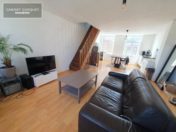 F3 EN DUPLEX pour colocation A LOUER - VIEUX-LILLE - 64 m 2 - 923 € charges comprises par mois