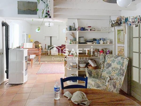 Maison atypique avec jardin au calme en ville