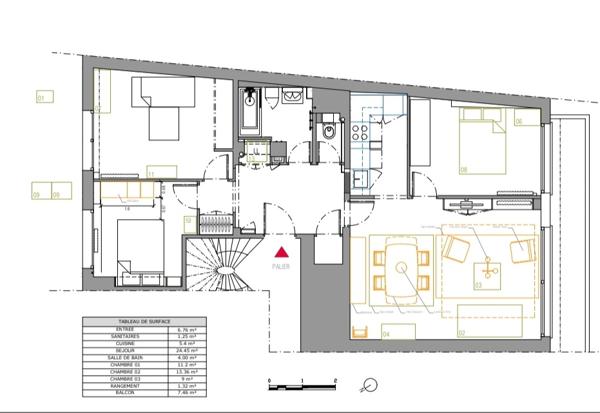 Appartement
         4 pièces
        - 78 m² Exclusivité 575 000 € *