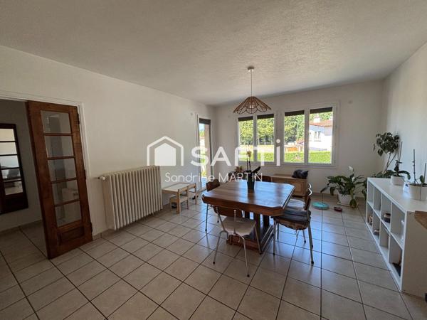 Maison T5, 132m2, garage et jardin