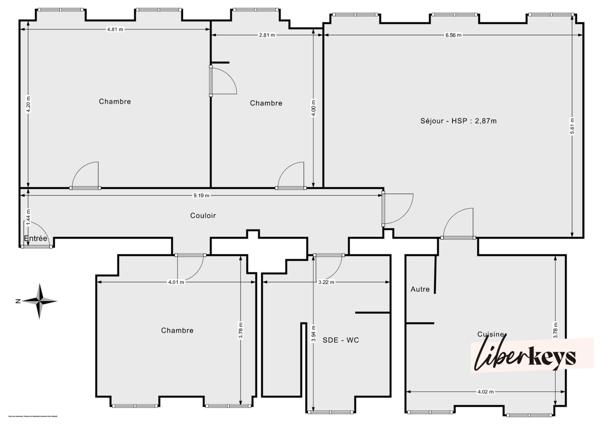 Appartement 3 chambres de 116m² I Vienne