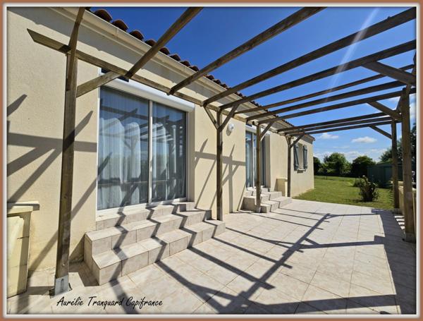 Maison à vendre 5 pièces LES EGLISES D'ARGENTEUIL (17) 154m² - terrain 700m²- 2 chambres + 1 suite parentale