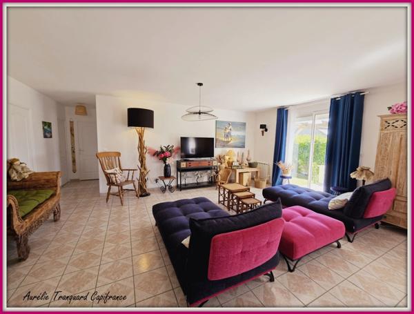 Maison à vendre 5 pièces LES EGLISES D'ARGENTEUIL (17) 154m² - terrain 700m²- 2 chambres + 1 suite parentale