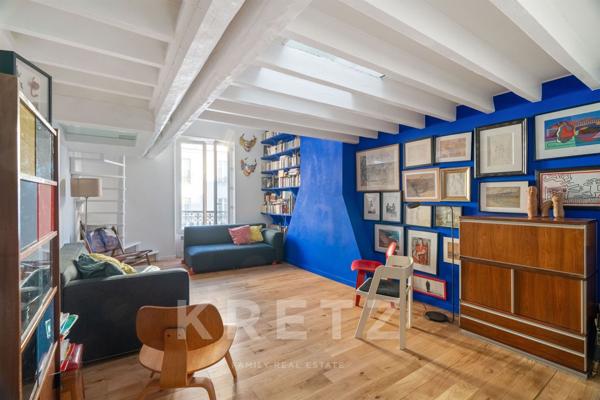 PARIS 6ÈME – RUE DE SÈVRES – DUPLEX EN DERNIER ÉTAGE – IMMEUBLE CLASSÉ