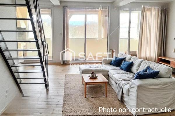Appartement 3 pièces + mezzanine au centre ville